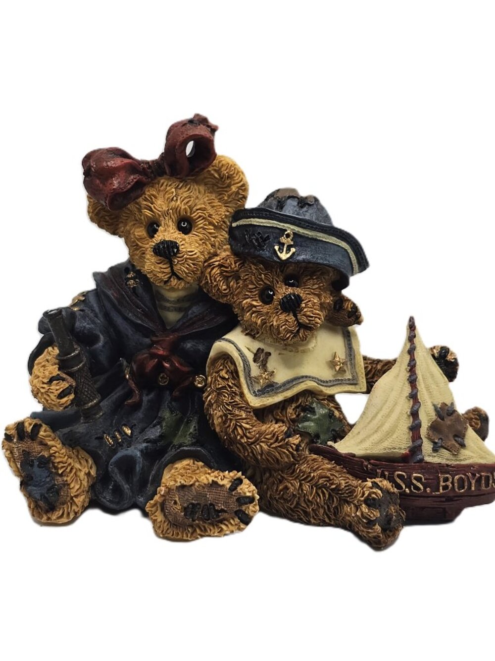 Boyds Bears Elvira & Chauncey Fitzbruin Shipmates 36E/1791 #227708 1998 Nautical